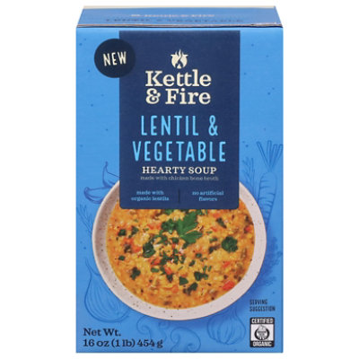 Kettle And Fire Hearty Soup Lentil N Vegetable - 16 OZ - Image 3