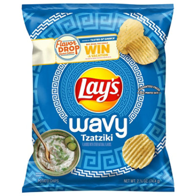 Lays Wavy Tzatziki 2.625oz - 2.625OZ - Image 3