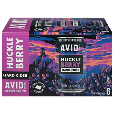 Avid Huckleberry Cider 6pk In Cans - 6-12FZ - Image 2