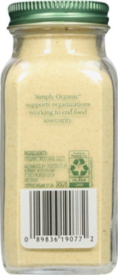 Simply Organic Ground Mustard Seed - 2.65 OZ - Image 5