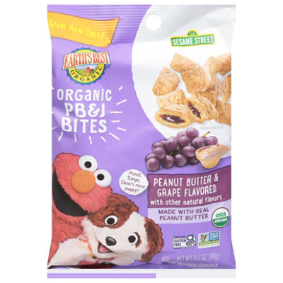 Earths Best Peanut Butter And Jelly Bites Grape - 3.17 OZ - Image 3