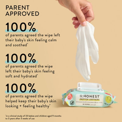 The Honest Company Sniffer Soothers Wipes - 30 Count - Image 5