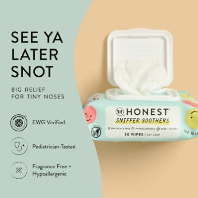 The Honest Company Sniffer Soothers Wipes - 30 Count - Image 6