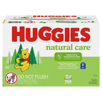 Huggies Nat Cr Ff Babywipe Rgd Flptp 768 - 768 CT - Image 1