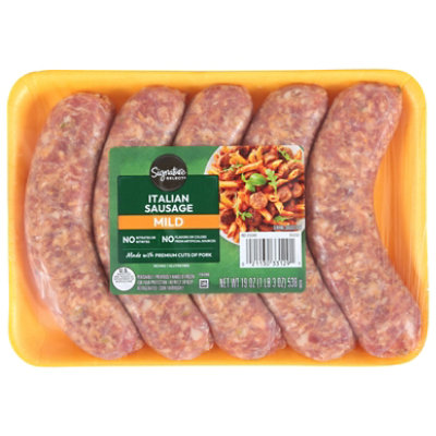 Signature Select Italian Sausage Mild 19 Ounce - 19 OZ