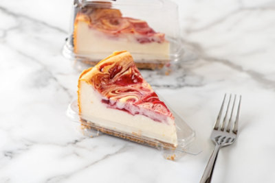 Strawberry Swirl Mega Cheesecake Slice - .469 LB - Image 7