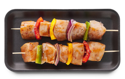 Chicken Kabobs Prev Fz Black Pepper Marinade Up To 10% Solution - LB - Image 1
