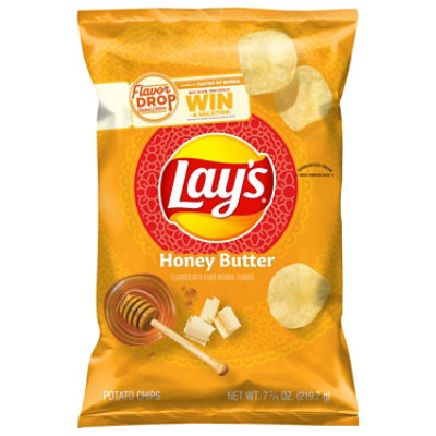 Lays Honey Butter 7.75oz - 7.75 OZ - kingsfoodmarkets