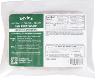 Kevins Marinated Chicken Breast Sun Dried Tomato 20 Oz - 20 OZ - Image 6