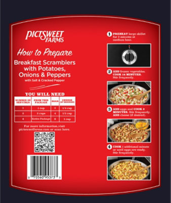 Pictsweet Vegetables For Breakfast Scramblers, Potatoes, Onions & Peppers 15oz - 15 OZ - Image 5
