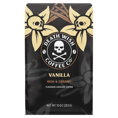 Death Wish Coffee Co Organic And Fair Trade Vanilla Flavored Ground Coffee - 10 OZ - Image 3