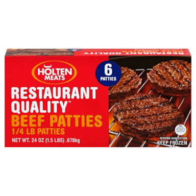 Holten Restaurant Quality Beef Patty - 24 OZ - Image 3