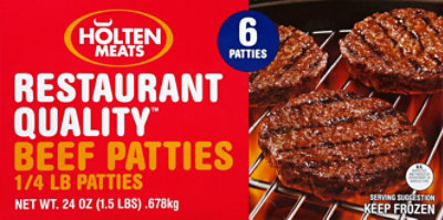 Holten Restaurant Quality Beef Patty - 24 OZ - Image 2