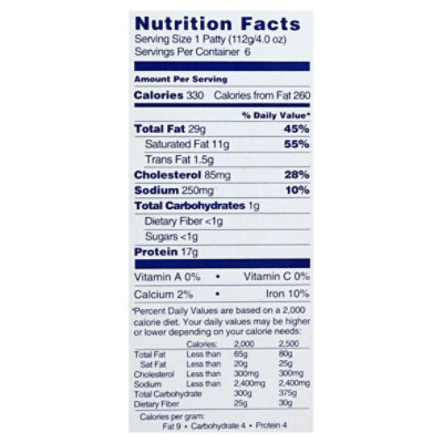 Holten Restaurant Quality Beef Patty - 24 OZ - Image 4