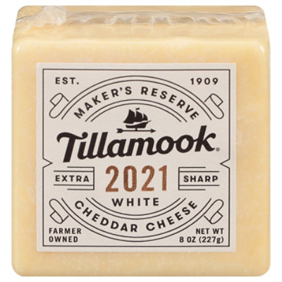 Tillamook Makers Reserve 2021 Extra Sharp White Cheddar Chunk - 8 OZ - Image 3