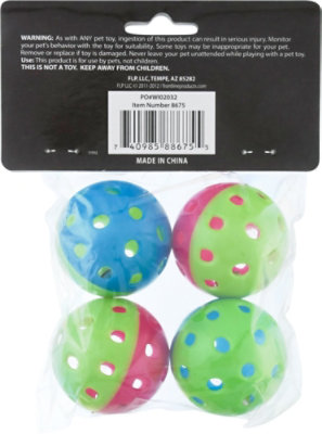 Cp Cat Ball W/bell - 4 CT - Image 4