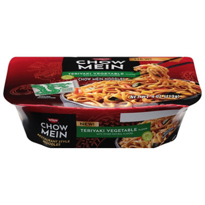 Nissin Chow Mein Teriyaki Vegetable 4oz - 4 OZ - Image 3