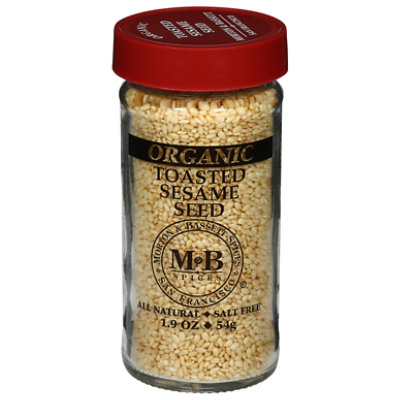 Morton & Bassett Sesame Seeds Toasted Organic - 1.9 OZ - Image 3