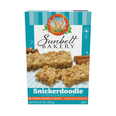 Sunbelt Bakery Snickerdoodle Granola Bars 8 Ct Carton 8.27 Oz - 8.27 OZ - Image 2