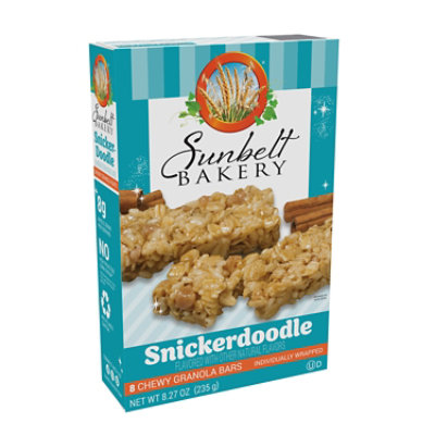 Sunbelt Bakery Snickerdoodle Granola Bars 8 Ct Carton 8.27 Oz - 8.27 OZ - Image 1