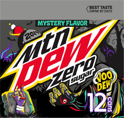 Mtn Dew Voo Doo 2024 Zero Sugar 12-12fz - 12-12 FZ - Image 1