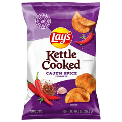 Lays Kettle Cajun Spice 8oz - 8 OZ - Image 3