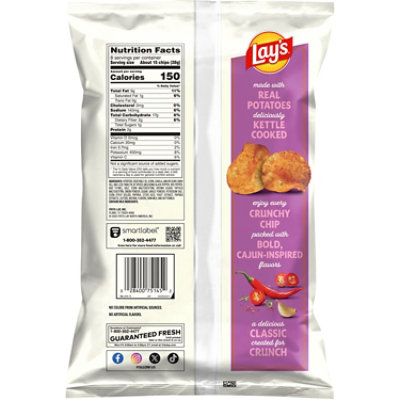 Lays Kettle Cajun Spice 8oz - 8 OZ - Image 5