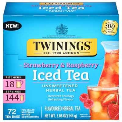 Twinings Iced Tea Strawberry Rasp - 72 CT - Image 3