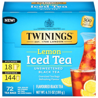 Twinings Iced Tea Black Lemon - 72 CT - Image 1