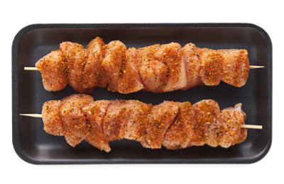 Chicken Skewers Boneless Nashville Hot Seasoning - LB - Image 1