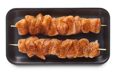 Chicken Boneless Skewers Barbecue Bourbon Seasoning - LB - Image 1