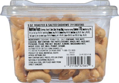 Signature Select Cashewsroasted & Salted 9 Ounce - 9 OZ - Image 6