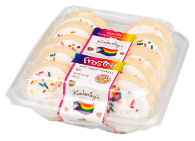 Kb Pride Vanilla Frosted Cookies - 13.5 OZ - Image 1