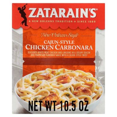 Zatarains Pasta Cajun Chicken Carbonara - 10.5 OZ