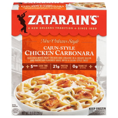 Zatarains Pasta Cajun Chicken Carbonara - 10.5 OZ - Image 4