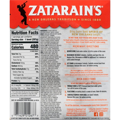 Zatarains Pasta Cajun Chicken Carbonara - 10.5 OZ - Image 2