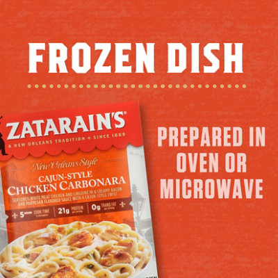 Zatarains Pasta Cajun Chicken Carbonara - 10.5 OZ - Image 5