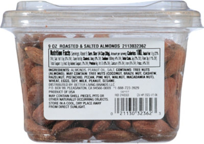 Signature Select Almonds Roasted & Salted 9 Ounce - 9 OZ - Image 6