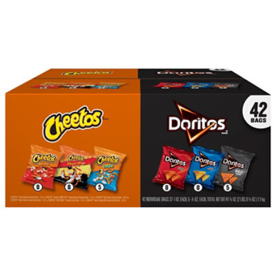 Frito Lay Doritos & Cheetos Mix - 42 Count - Image 1