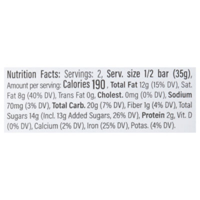 Seattle Chocolate Salted Toffee Crackle Truffle Bar - 2.5 OZ - Image 3