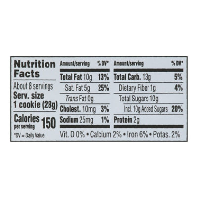Overjoyed Almond & Dark Chocolate Toffee Wafer Cookies - 8 Oz - Image 3