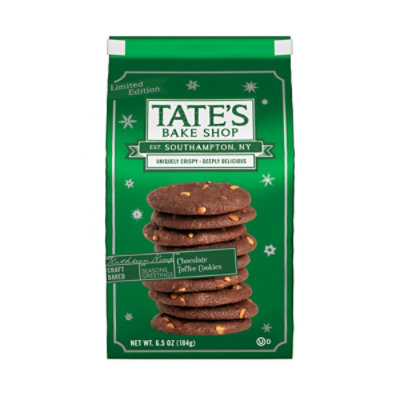 Tate's Bake Shop Chocolate Toffee - 6.5 Oz - Image 1