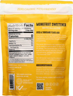 Lakanto Sweetener Golden Monkfruit - 16 OZ - Image 5
