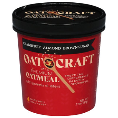 Oatcraft Cranberry Almond Brown Sugar Oatmeal - 2 OZ - Image 1