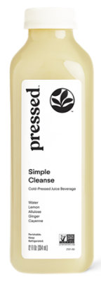 Pressed Juicery Simple Cleanse - 12 FZ - Image 1