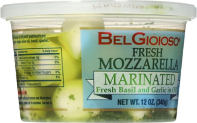 Belgioioso Fresh Mozzarella Marinated Basil & Garlic - 12 OZ - Image 6