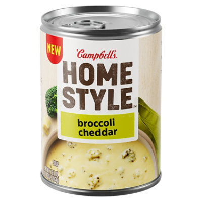 Campbell's Homestyle Broccoli Cheddar Soup, 16.3 Oz Can - 16.3 OZ - Image 1