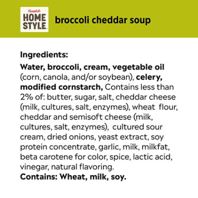 Campbell's Homestyle Broccoli Cheddar Soup - 16.3 Oz - Image 4