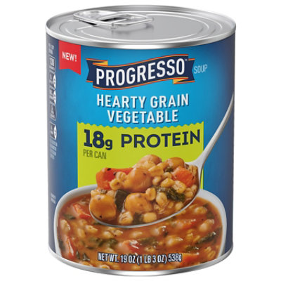 Progresso Protein Hearty Grain Vegetable Soup - 19 OZ - Image 3