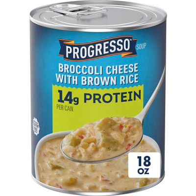 Progresso Broccoli Cheese With Brown Rice Soup - 18 OZ - Image 2